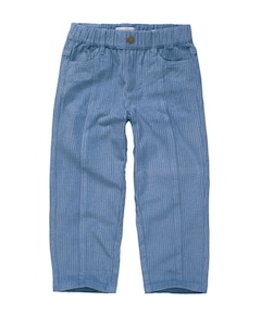 Corduroy broek blauw