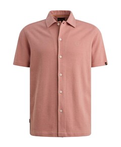 Heren overhemd korte mouw roze