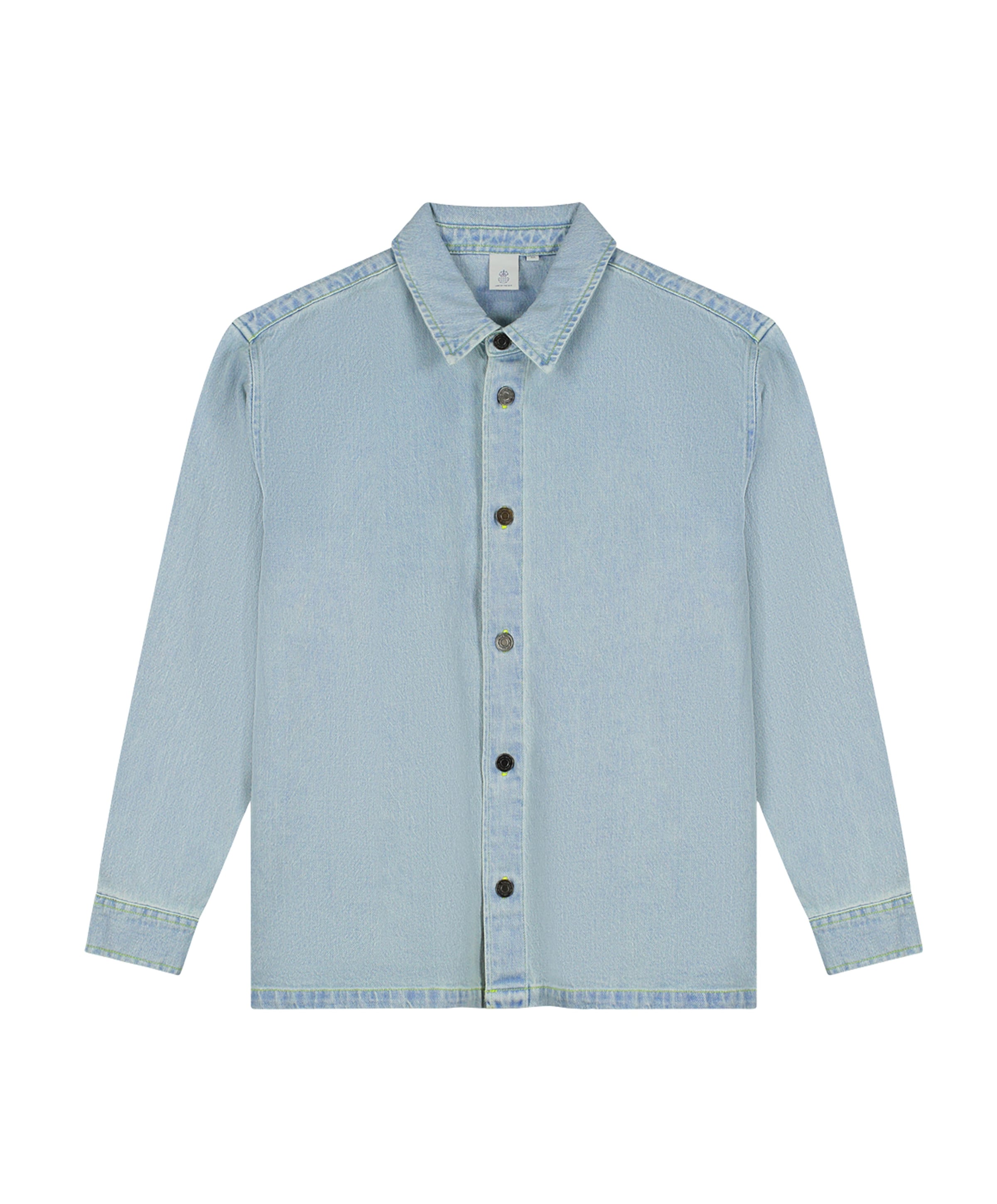Heren overshirt blauw