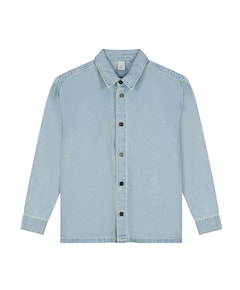 Heren overshirt blauw