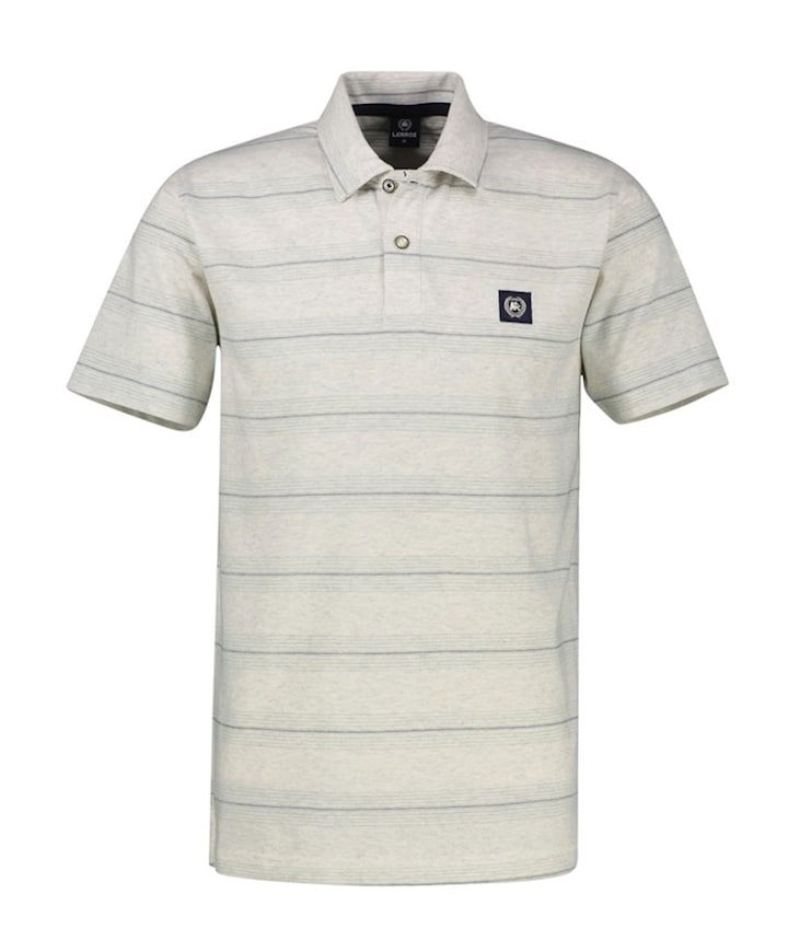 Heren polo ecru
