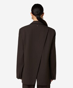 Dames blazer bruin
