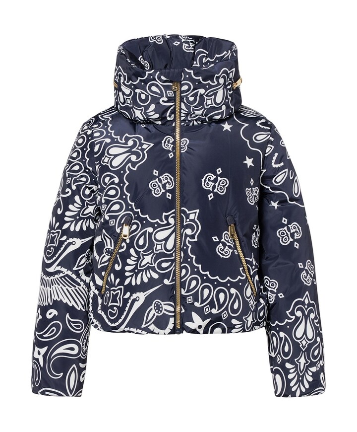 Dames ski-jas blauw