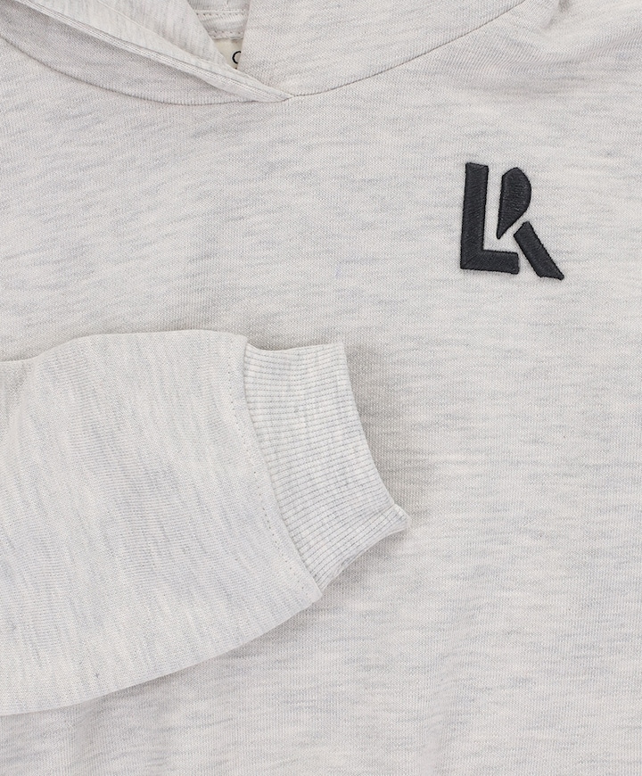 Meisjes hoodie grijs