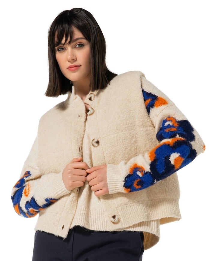 Dames gilet ecru