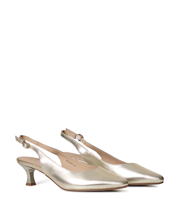 Rebecca dames slingbacks goud