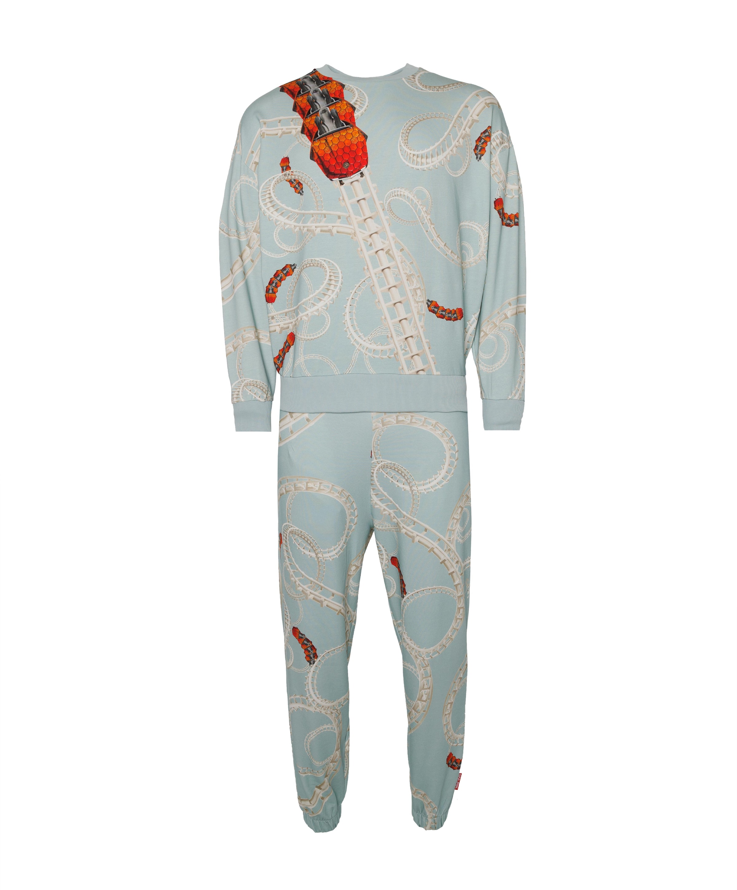 Heren pyjamaset Efteling grijs