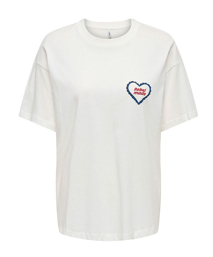 Dames T-shirt ecru