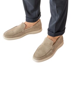 Simon 124 heren moccasins beige