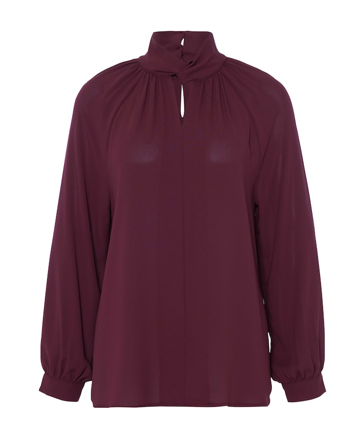 Dames blouse bordeaux