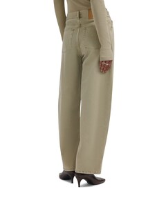 Monogram Barrel Leg dames broek groen