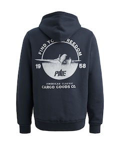 Heren hoodie blauw