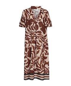 Dames jurk bruin