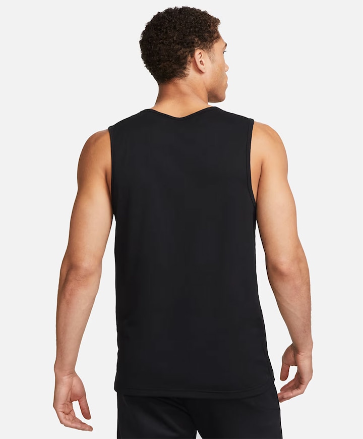 Heren singlet zwart