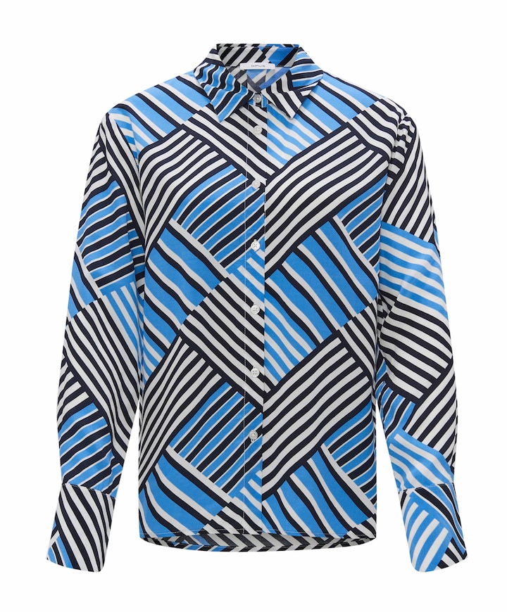 Blouse blauw