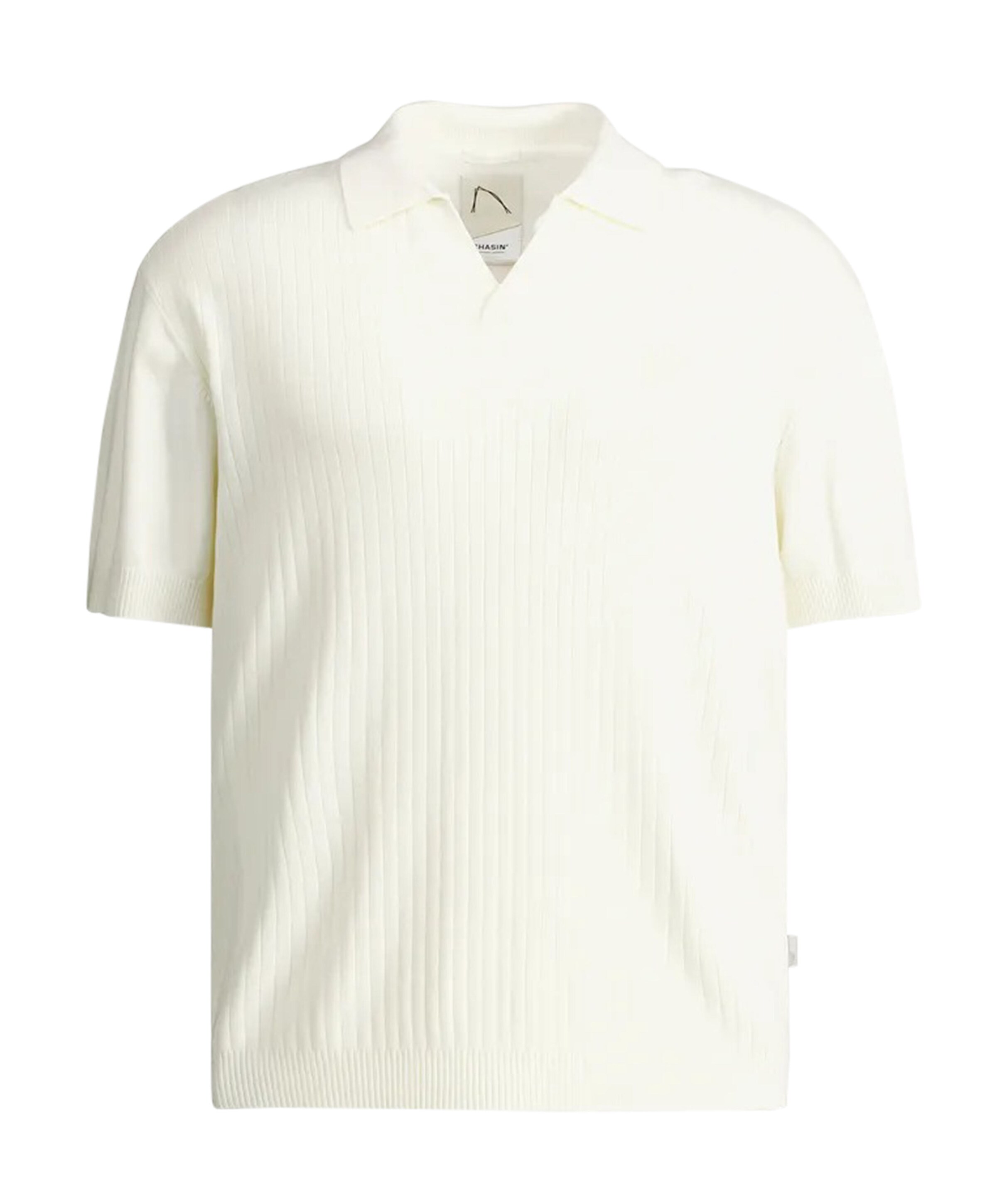 Heren polo ecru