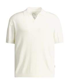 Heren polo ecru
