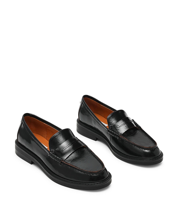 Adison dames loafers zwart