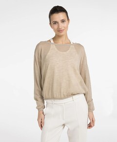 Dames sweater beige