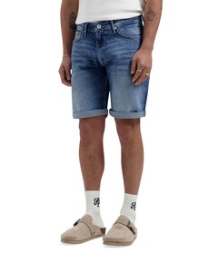 The Miles Slim Fit Short heren korte broek blauw