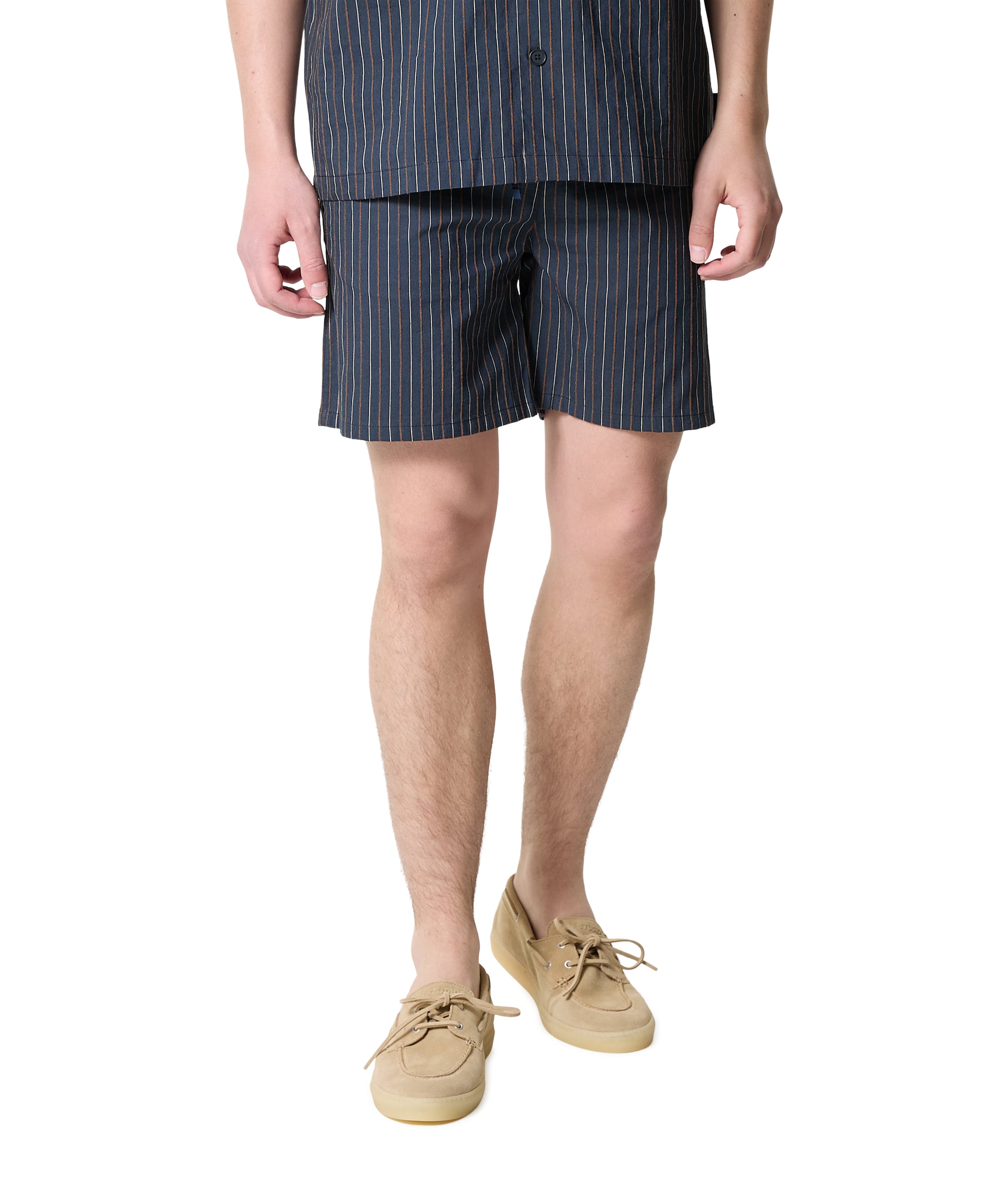 Henry heren korte broek blauw