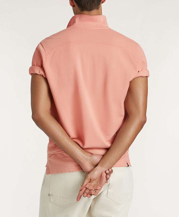 Heren polo roze