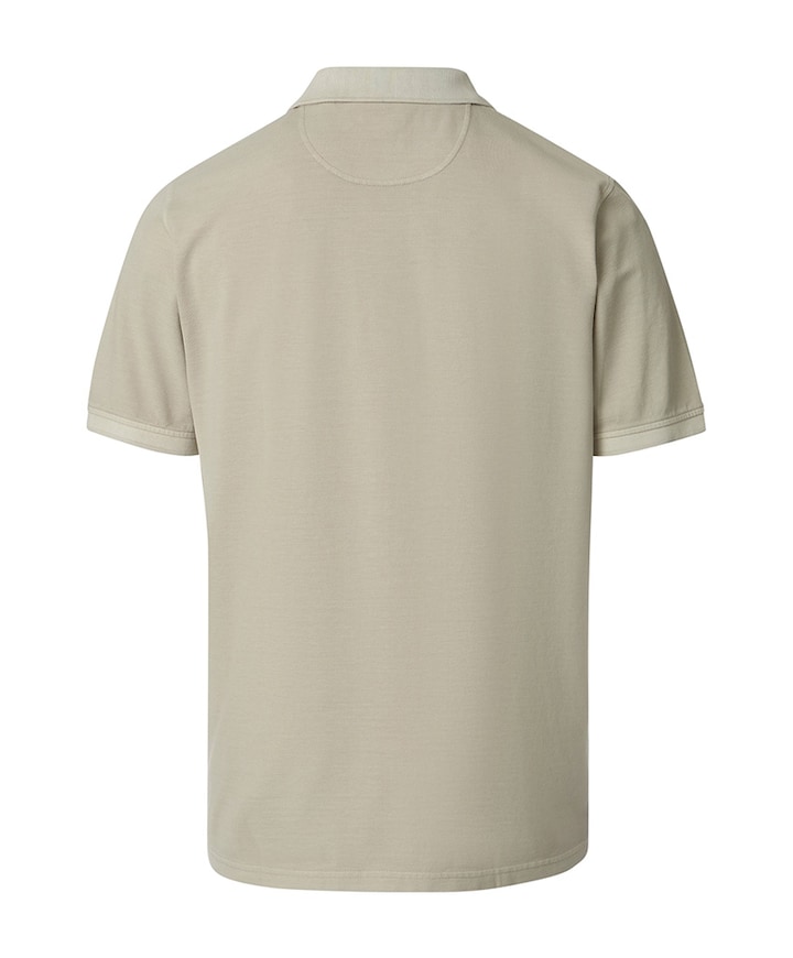 Heren polo beige