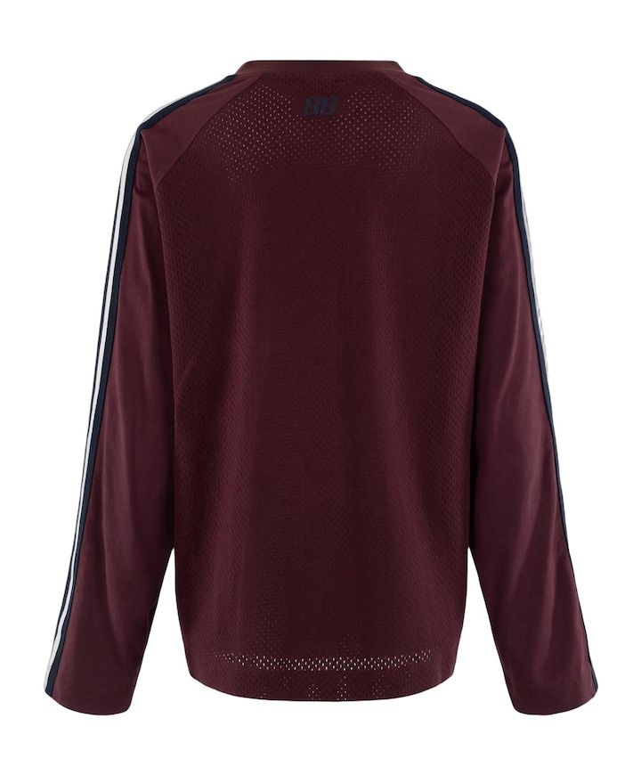 Dames longsleeve bordeaux