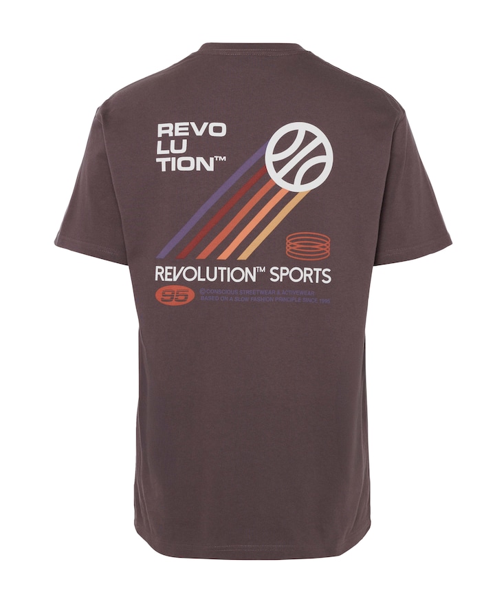 Heren T-shirt paars