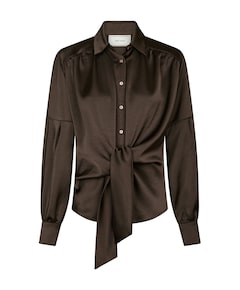 Dames blouse bruin