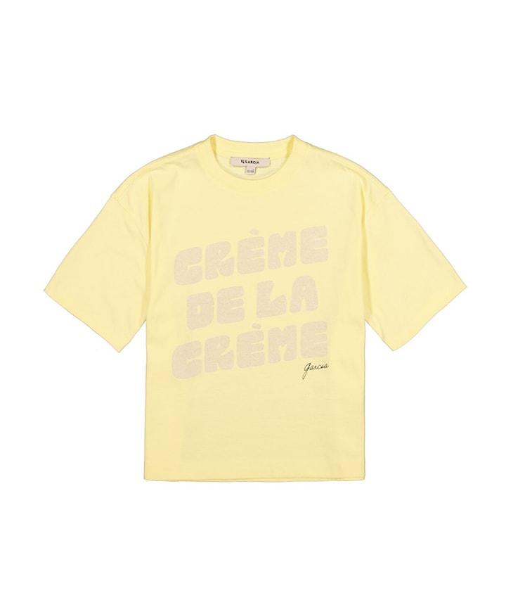 Meisjes t-shirt geel