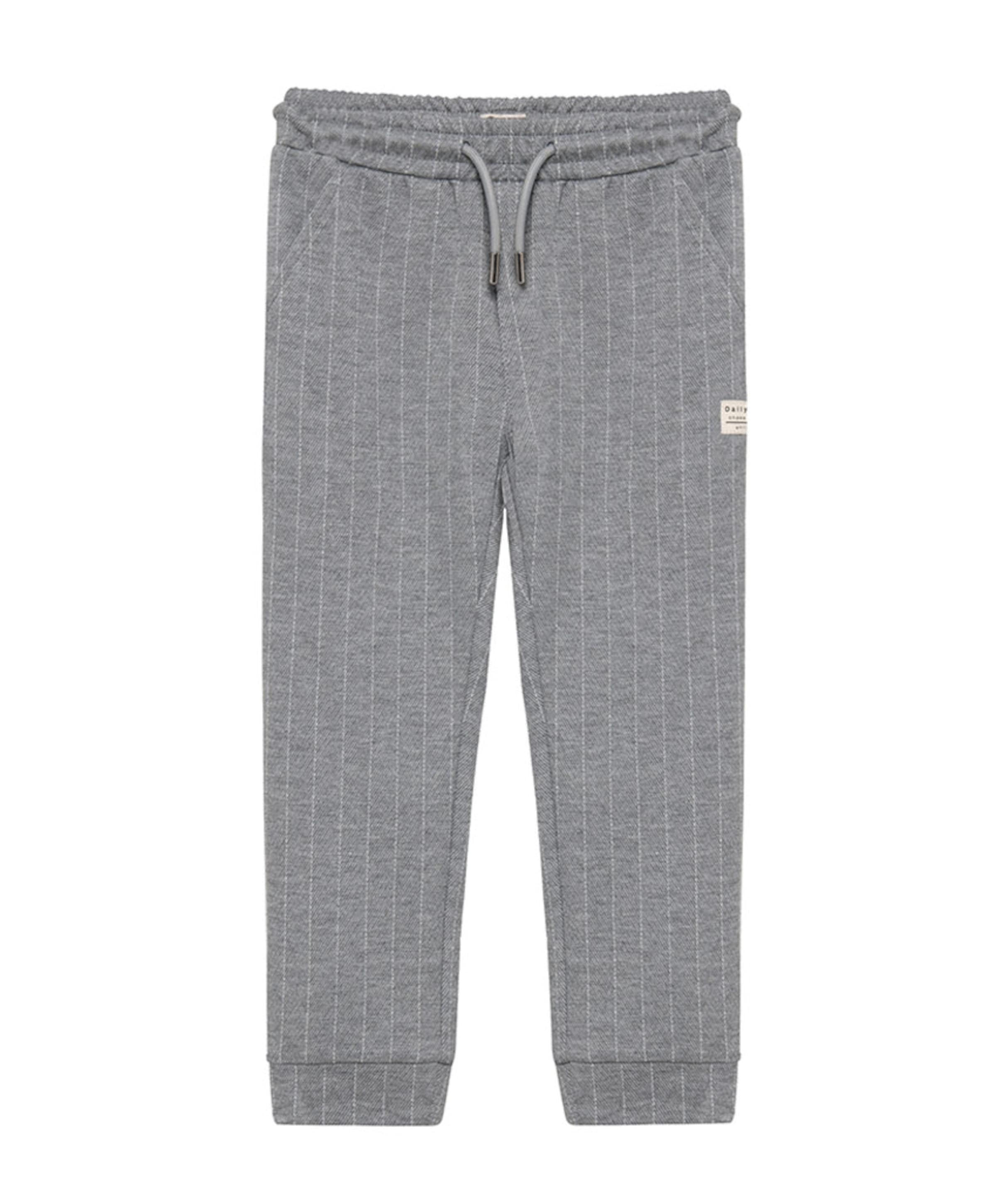 Stripe Pants jongens broek grijs