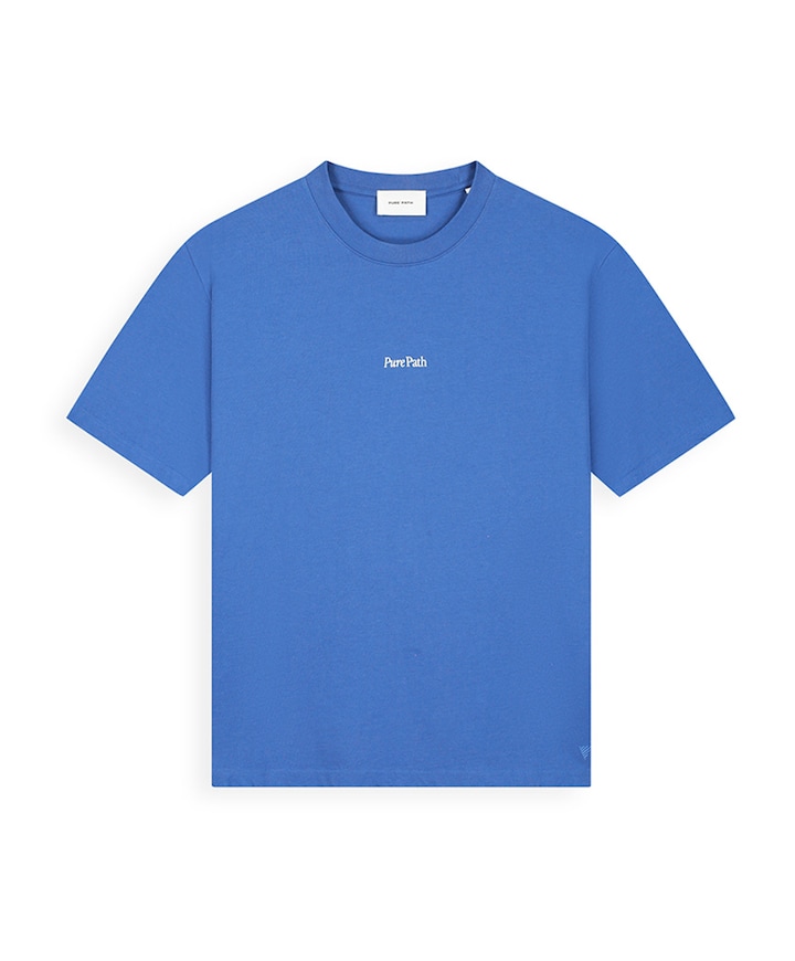 Heren T-shirt blauw