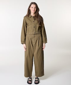 British worker dames broek groen