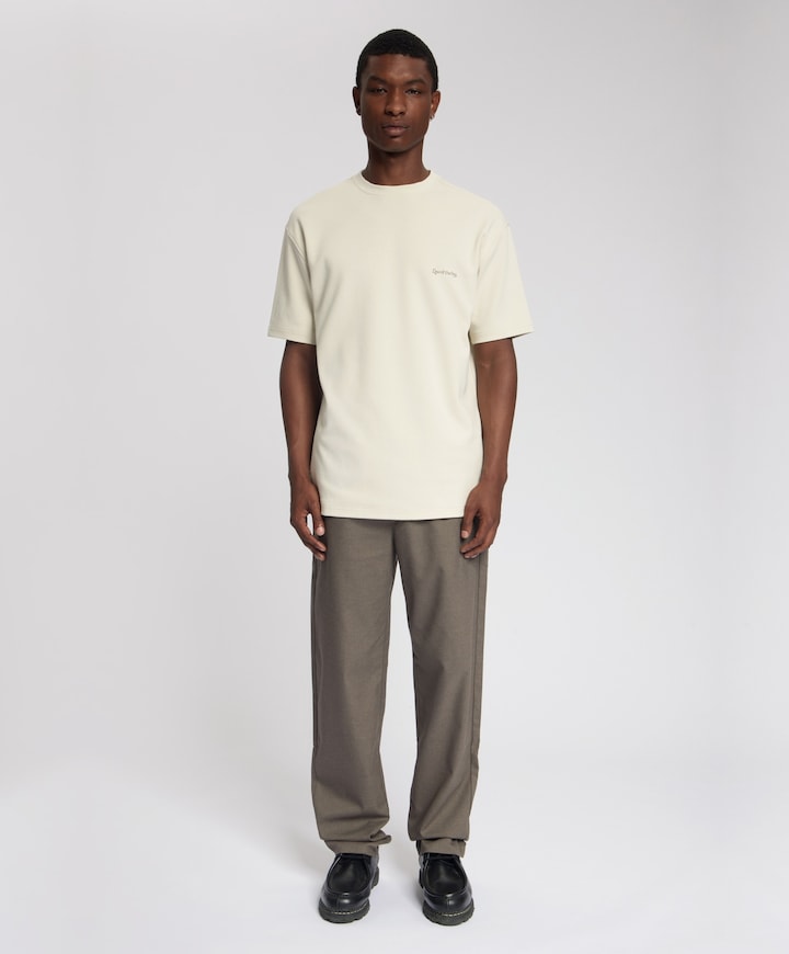 Heren T-shirt beige