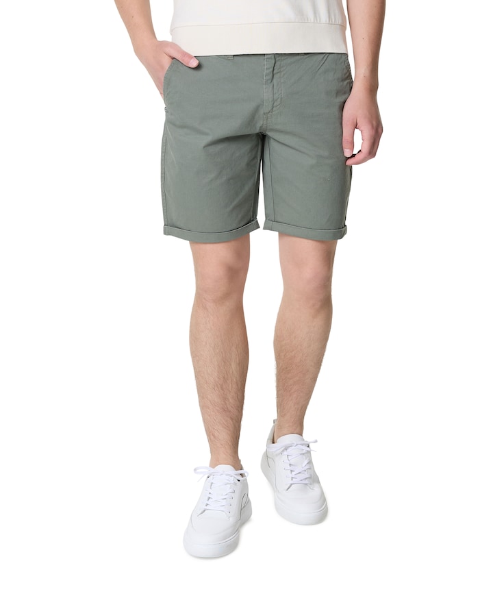 CHINO heren korte broek groen