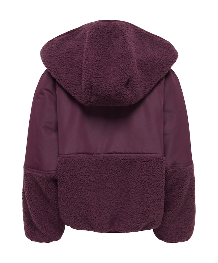 Meisjes jas bordeaux