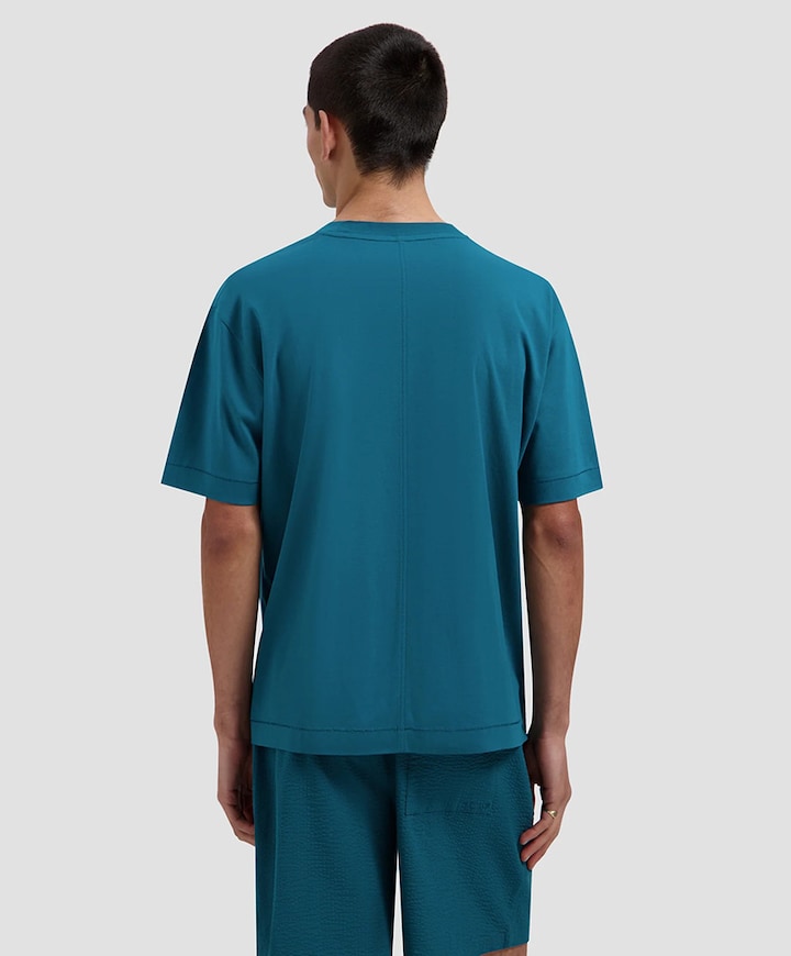 Heren T-shirt blauw