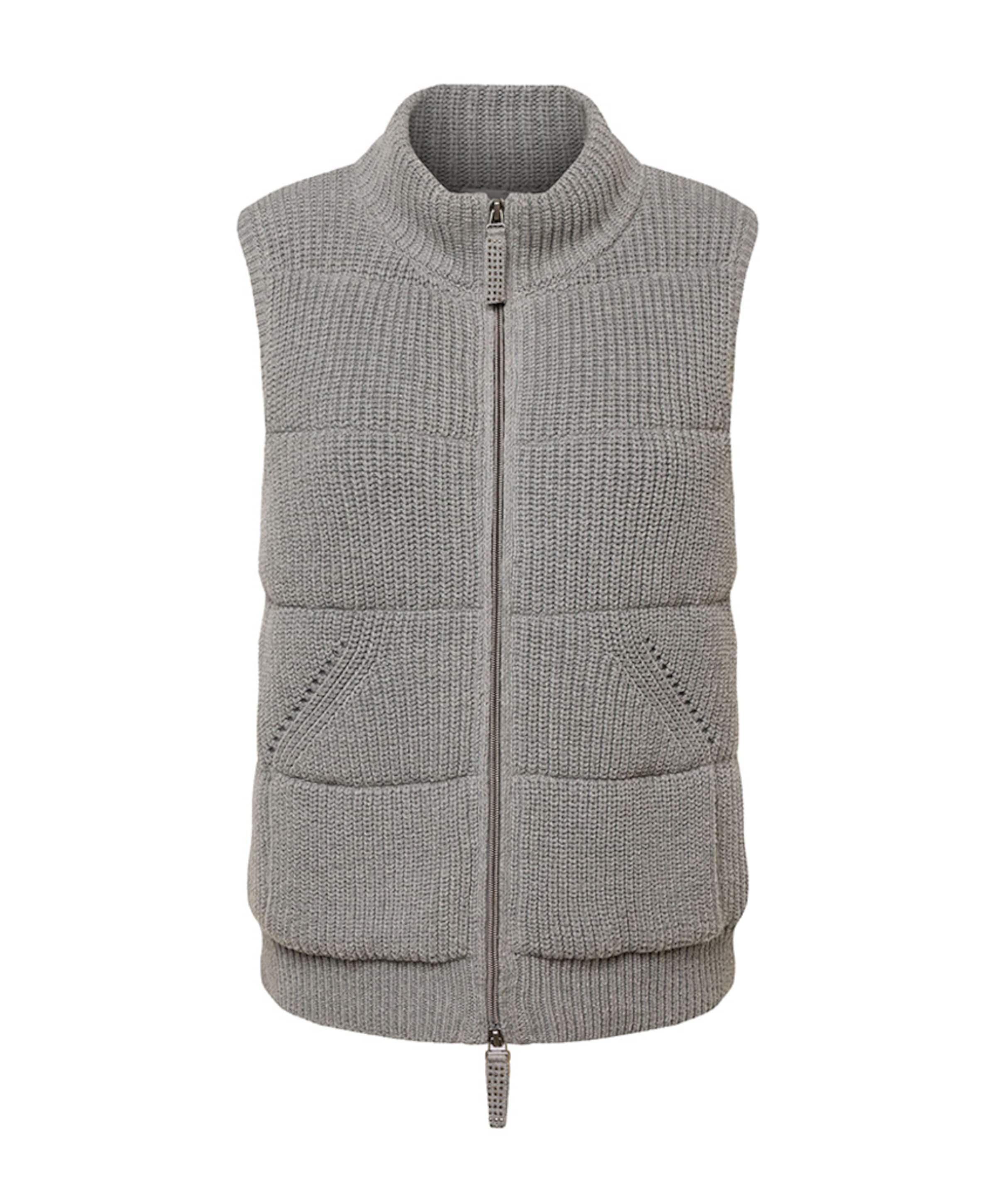 Dames gilet grijs