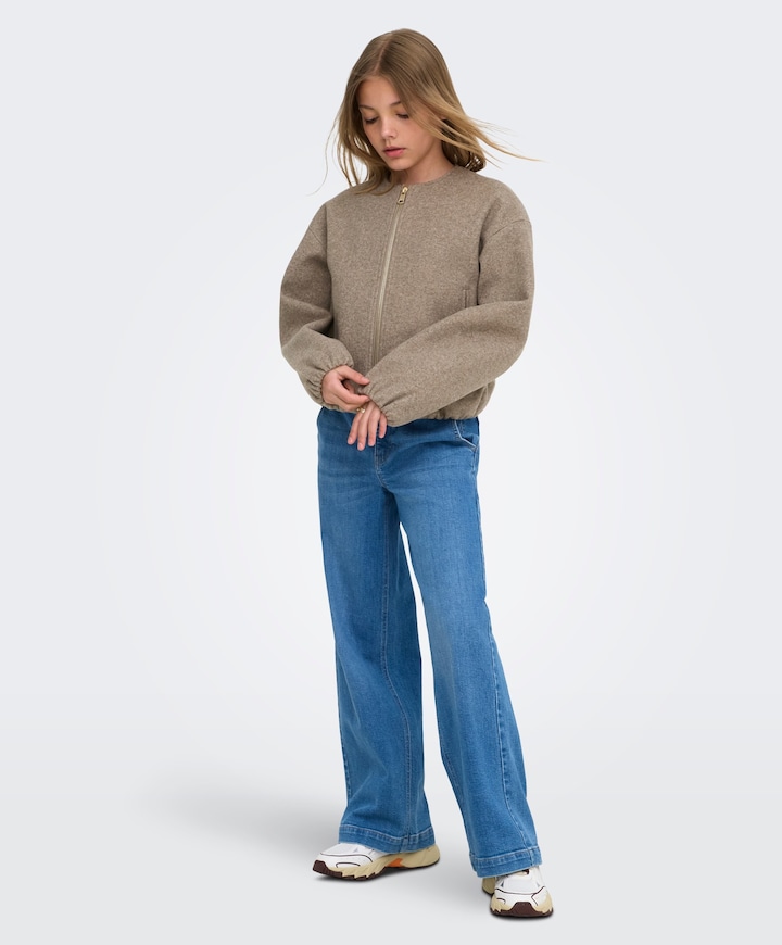 Meisjes jas beige