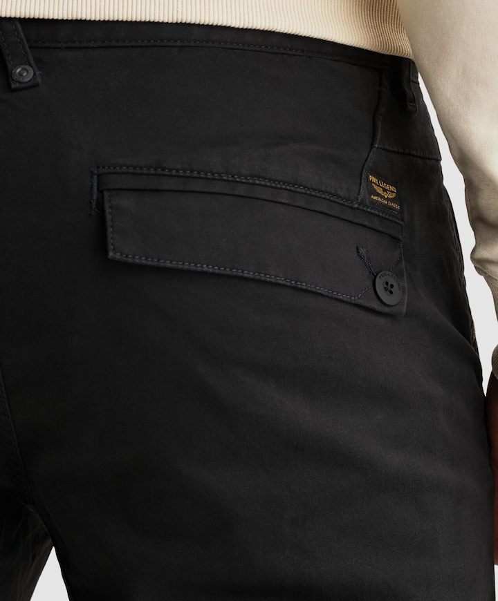 AMERICAN CLASSIC CHINO heren broek zwart