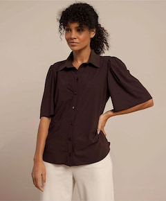 Dames blouse bruin