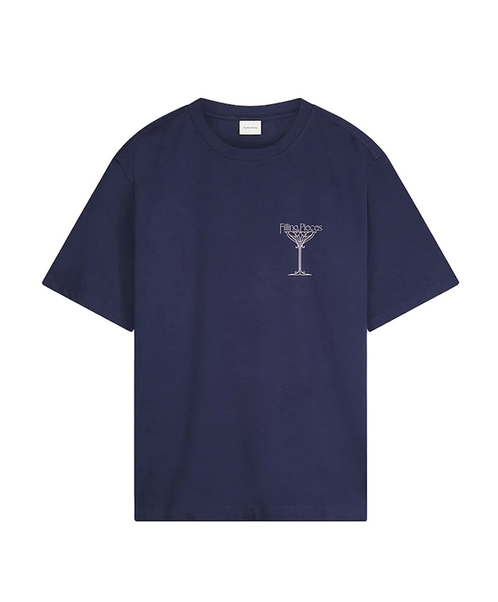 Heren t-shirt blauw