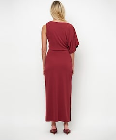 Dames jurk bordeaux