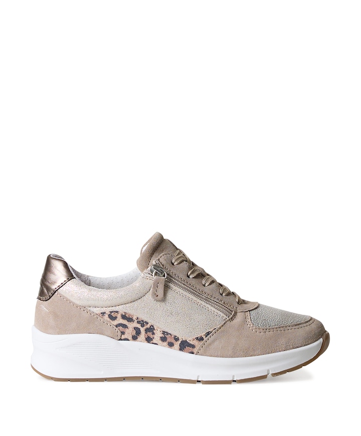Zary  dames sneakers beige
