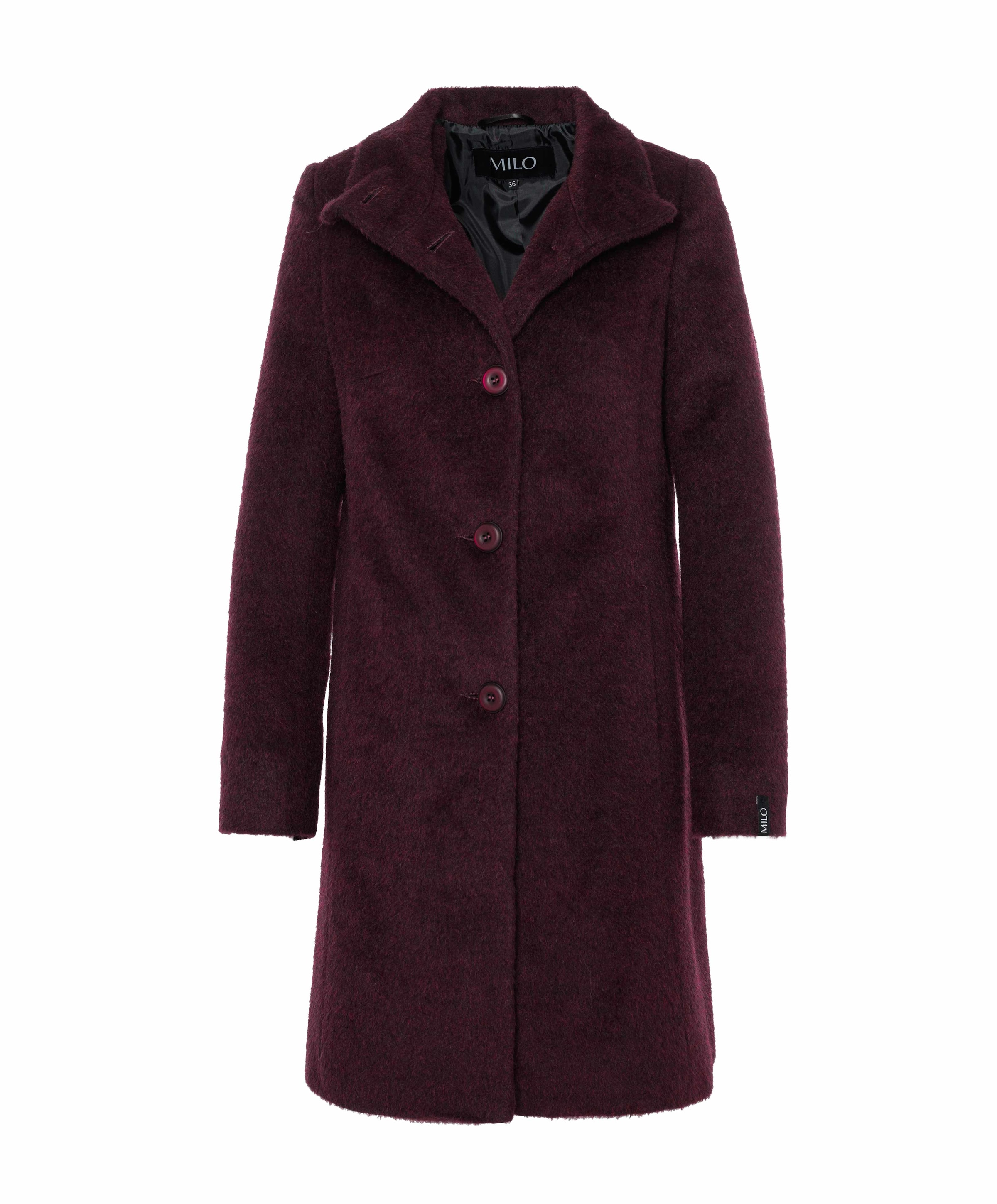 Dames jas bordeaux