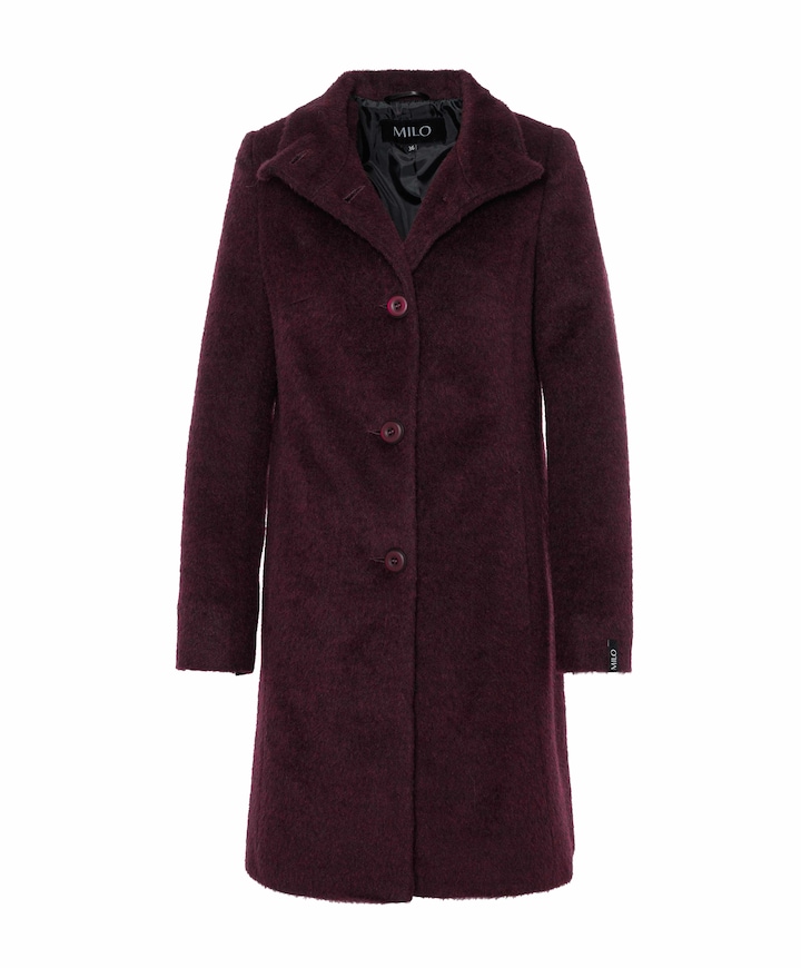 Dames jas bordeaux