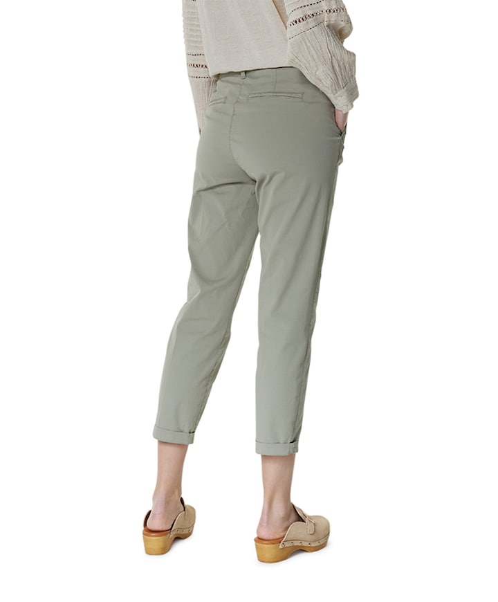 CHINO dames broek groen