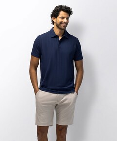 Heren polo blauw