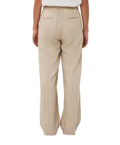 Linen dames broek beige